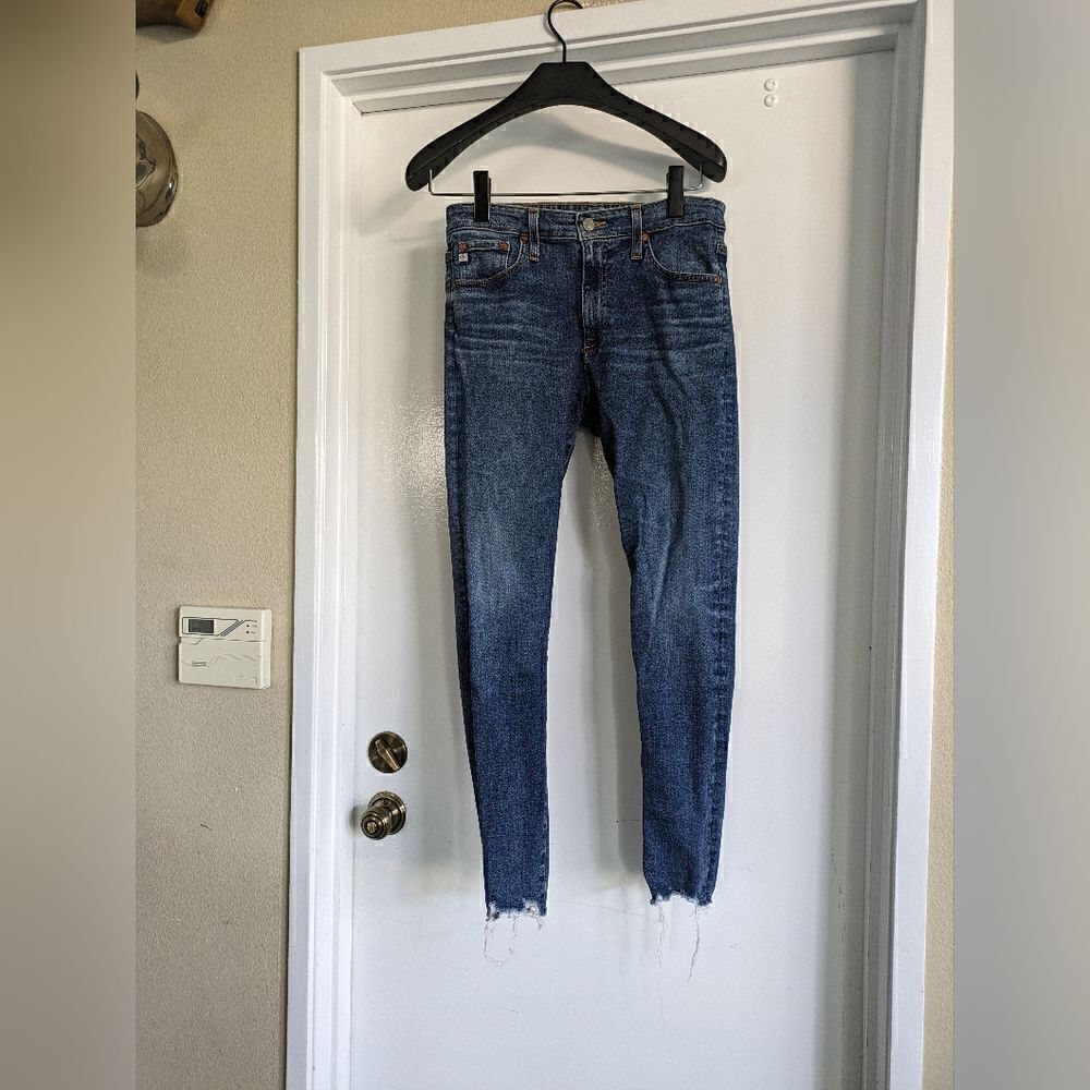 AG high rise skinny jeans